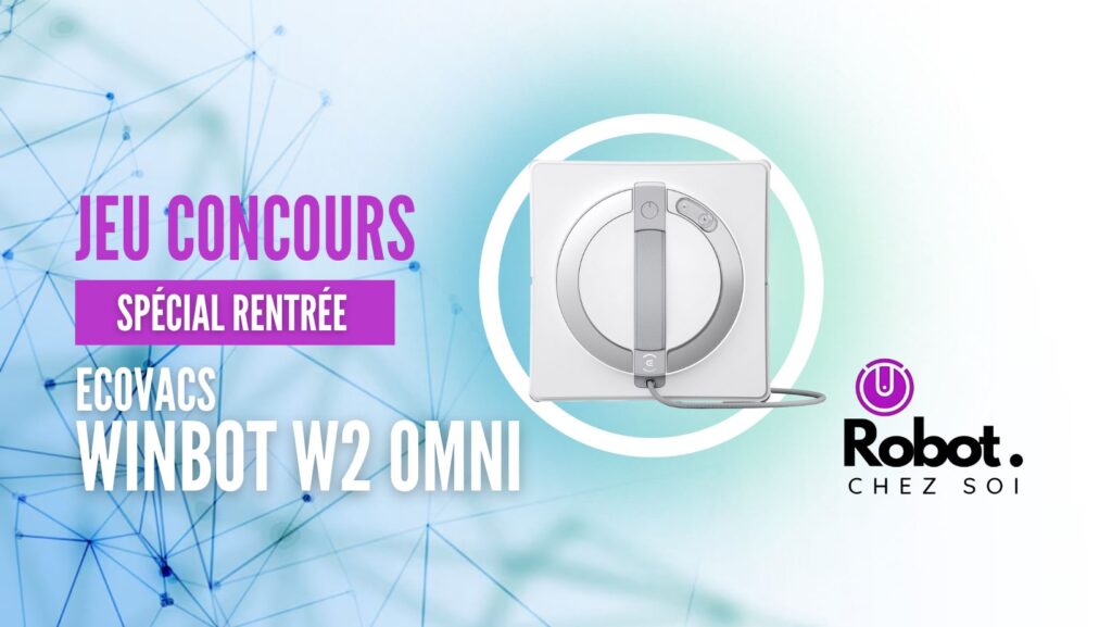 Jeux concours Ecovacs Winbot W2 Omni