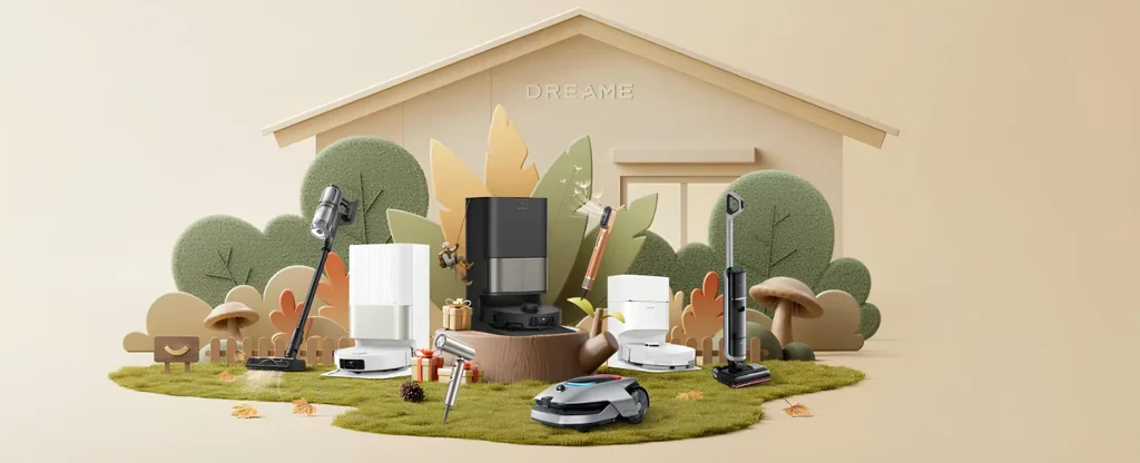 Gammes de robots et aspirateurs Dreame